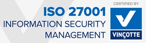 Logo de la certification ISO 27001