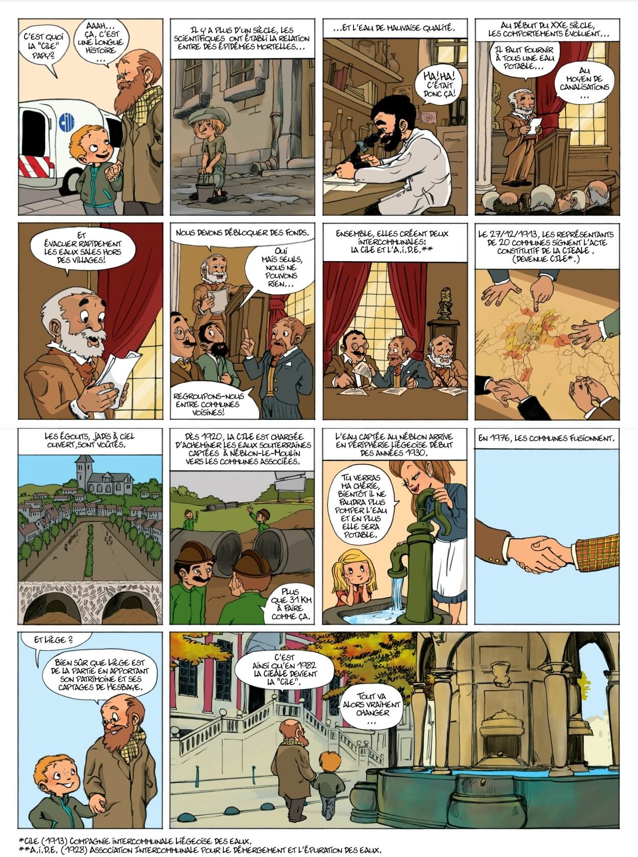 Historique de la CILE - planche 1